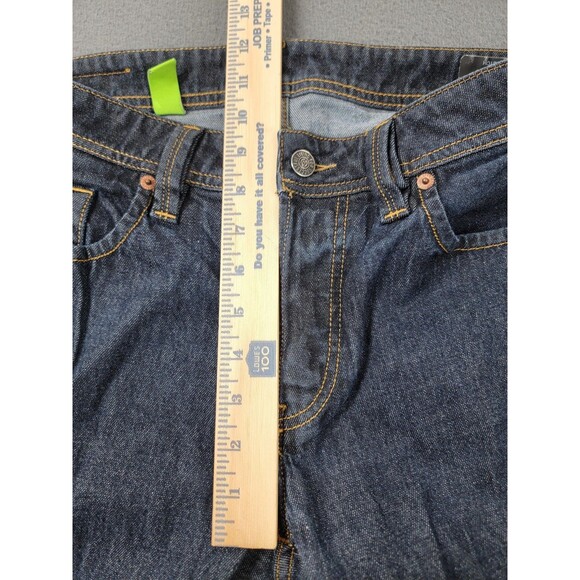 Diesel Larkee Straight Leg Jeans Mens 32x32 Blue Denim Stretch Dark Wash 009HF - Picture 8 of 16